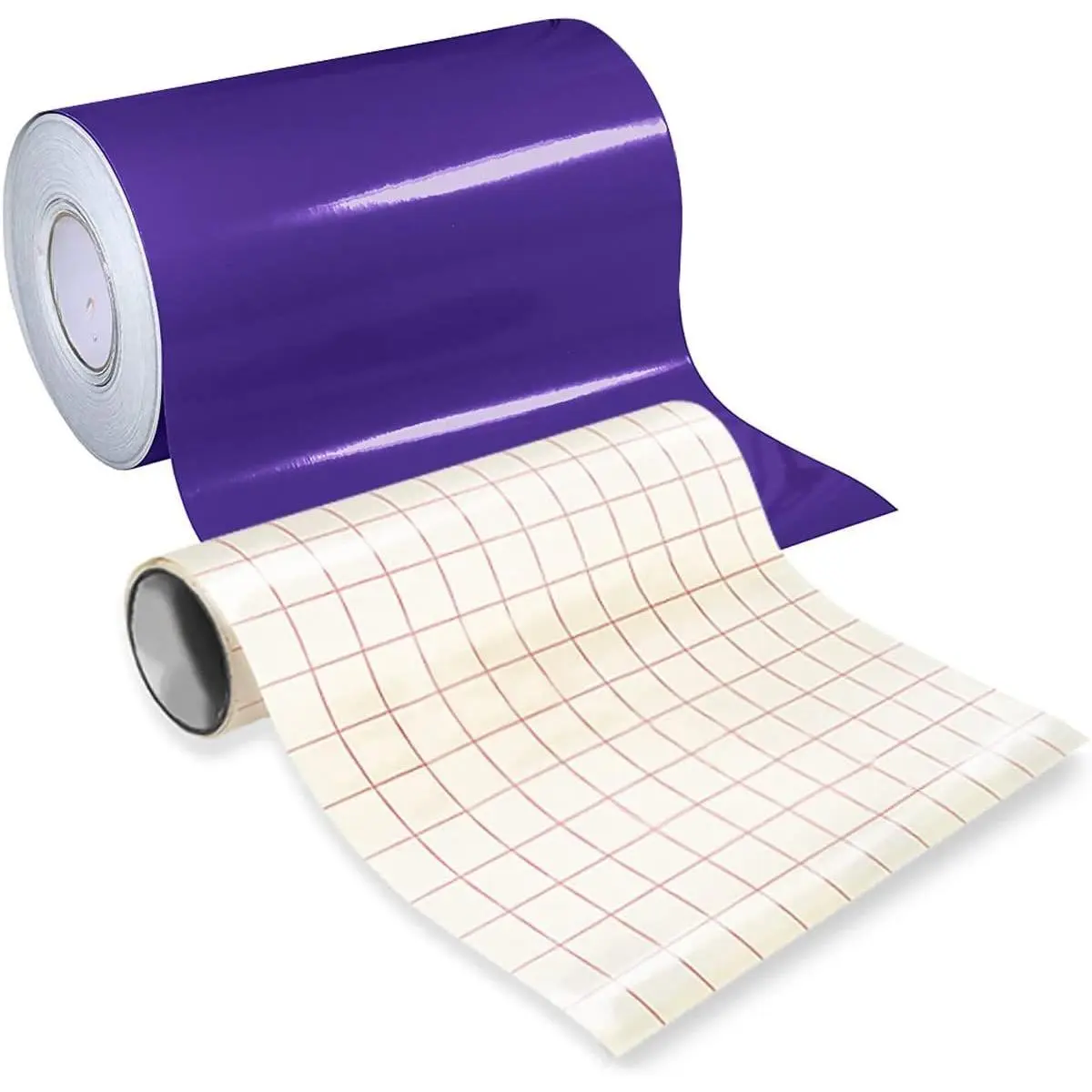 651 Gloss  Adhesive Craft Vinyl for Cameo, Cricut & Silhouette Including Free Roll of Clear Transfer Paper (12" x 6ft)