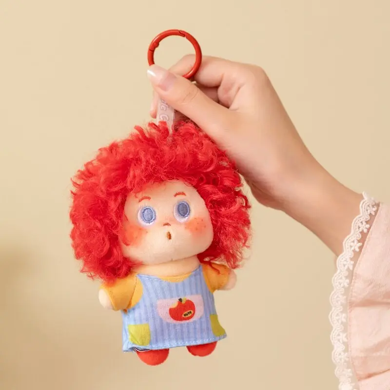 Set Doodoo Explosion Head Fruit Plush Toy, Barber Doll, Child Pendant, Unisex Gift, Soft and Cute Design, Perfect for Kids