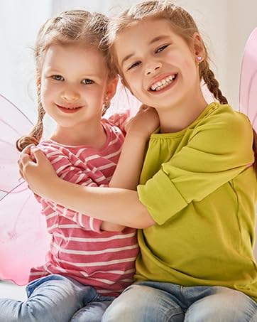 CASSIECA 24Pairs Hypoallergenic Earrings for Girls Women  Screw Back Earring Cute  Earrings 4mm Tiny Screwback Flat Back Stud Earring