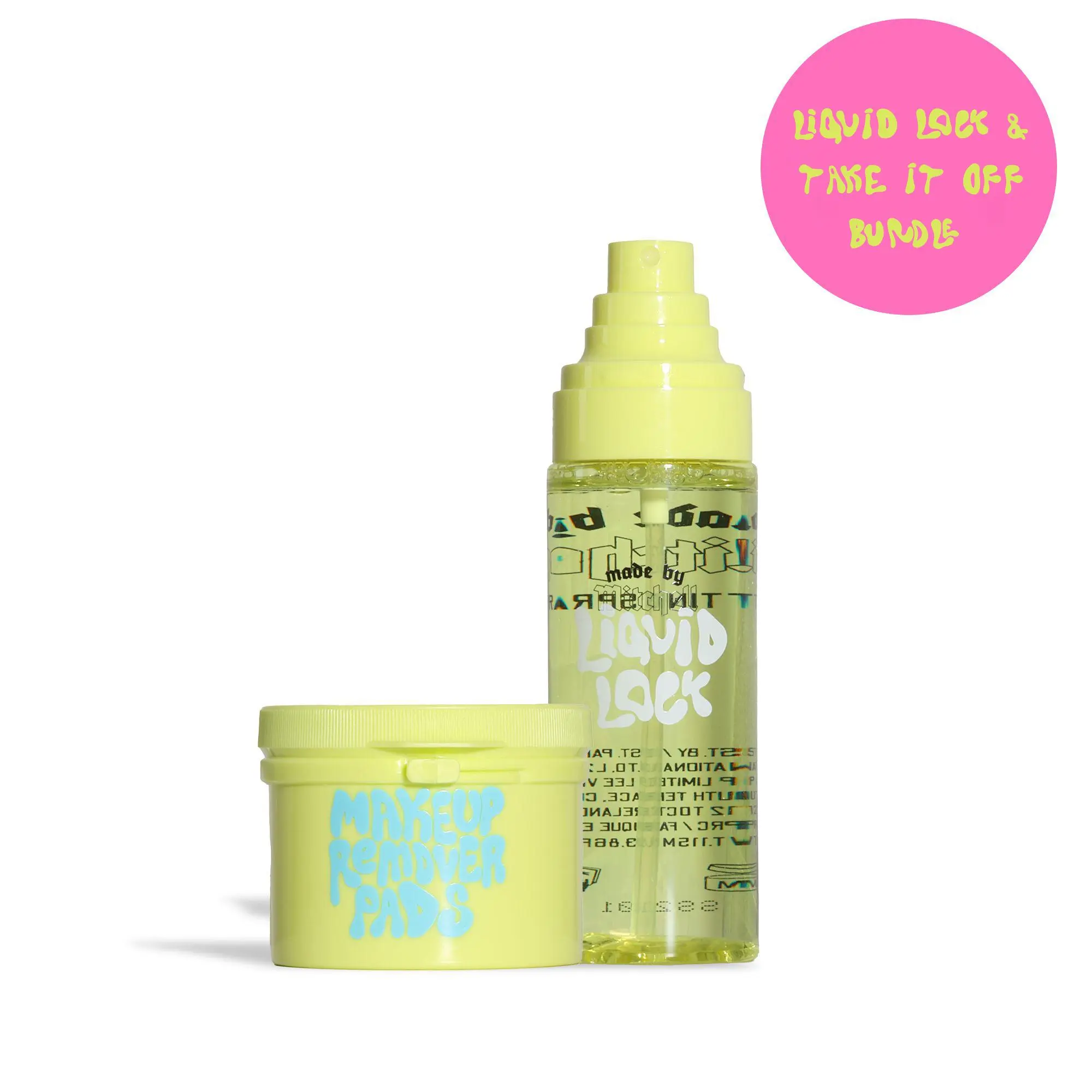 Setting Spray & Take It Off Remover Wipes Set - Made By Mitchell