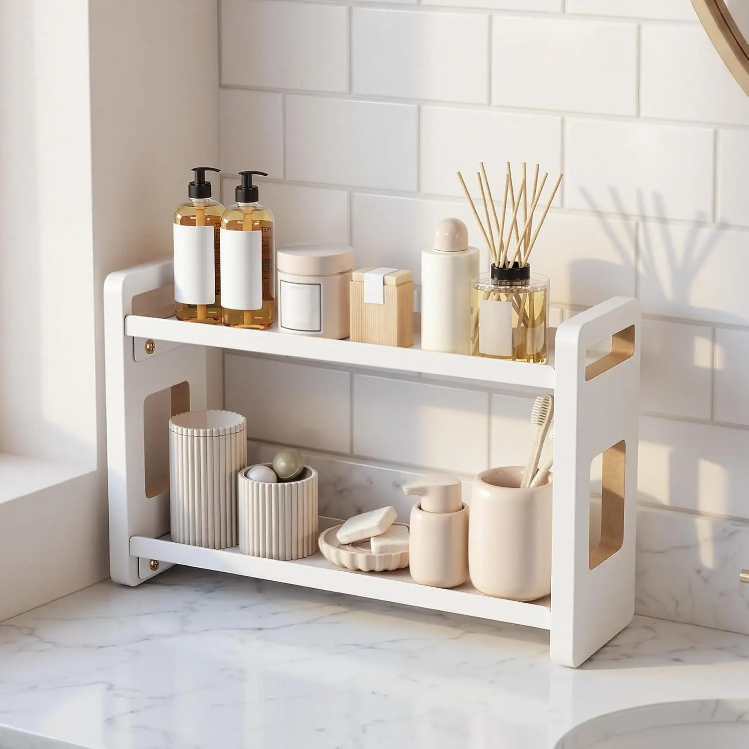 Bathroom Counter Organizer,  Organizer, Perfume Organizer | Bathroom Organizers and Storage, Bathroom Sink Shelf, Countertop Organizer, Makeup Organizer, Cologne Stand