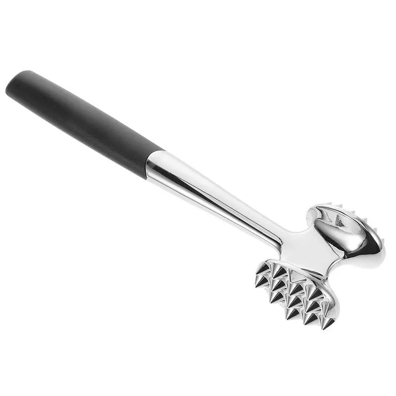 Stainless Steel Meat Tenderizer, Kitchen Household Steak Tenderizer, Kitchenware, Durable Design for Easy Use, Perfect for Home Cooking Needs