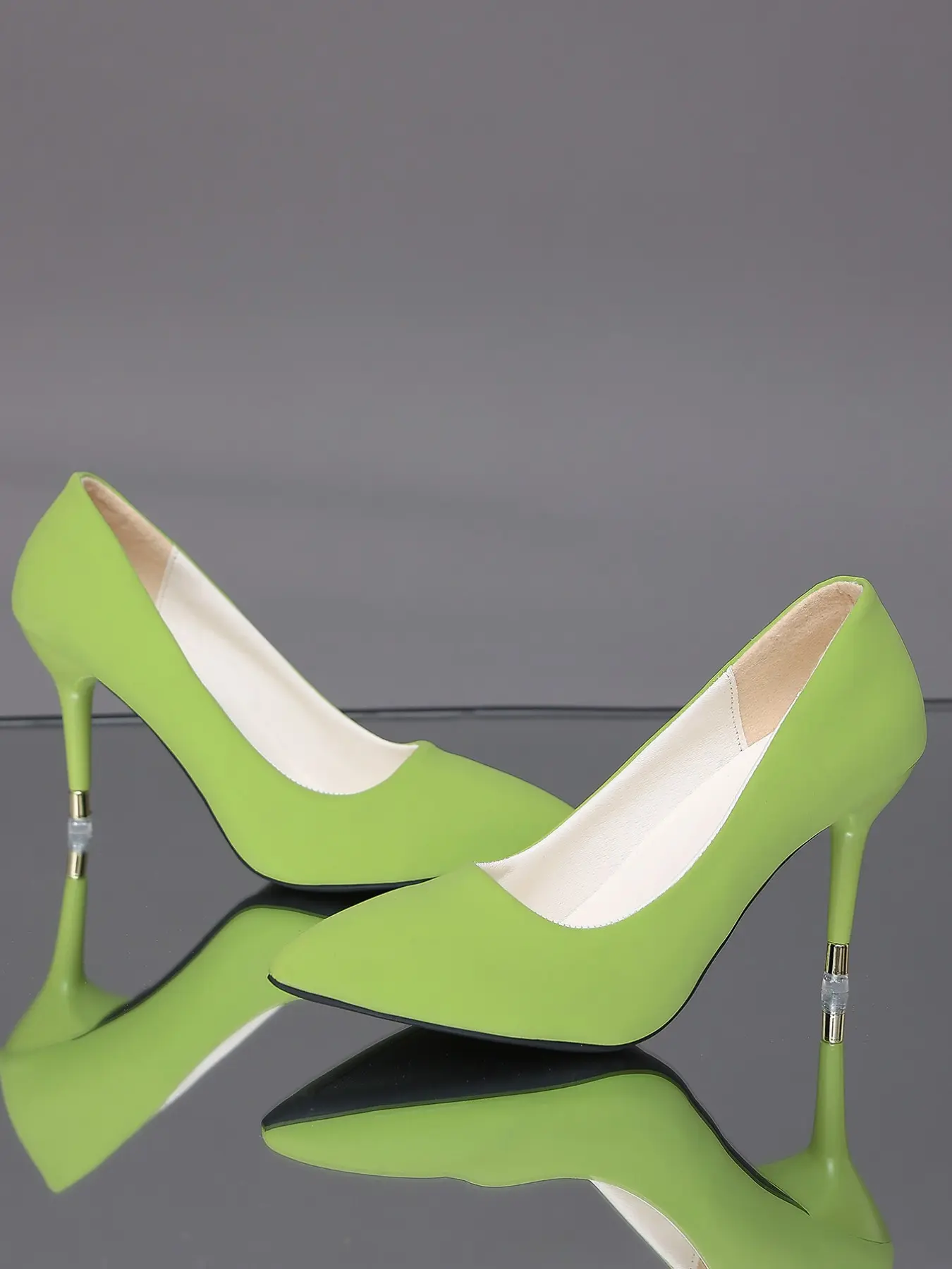 2026 Dark Series High Heel Shoes, Sexy Thin Heel Pointed Toe, Lace Insole, PU Leather, Casual Style, Party Essential, Party Nightclub Shoes
