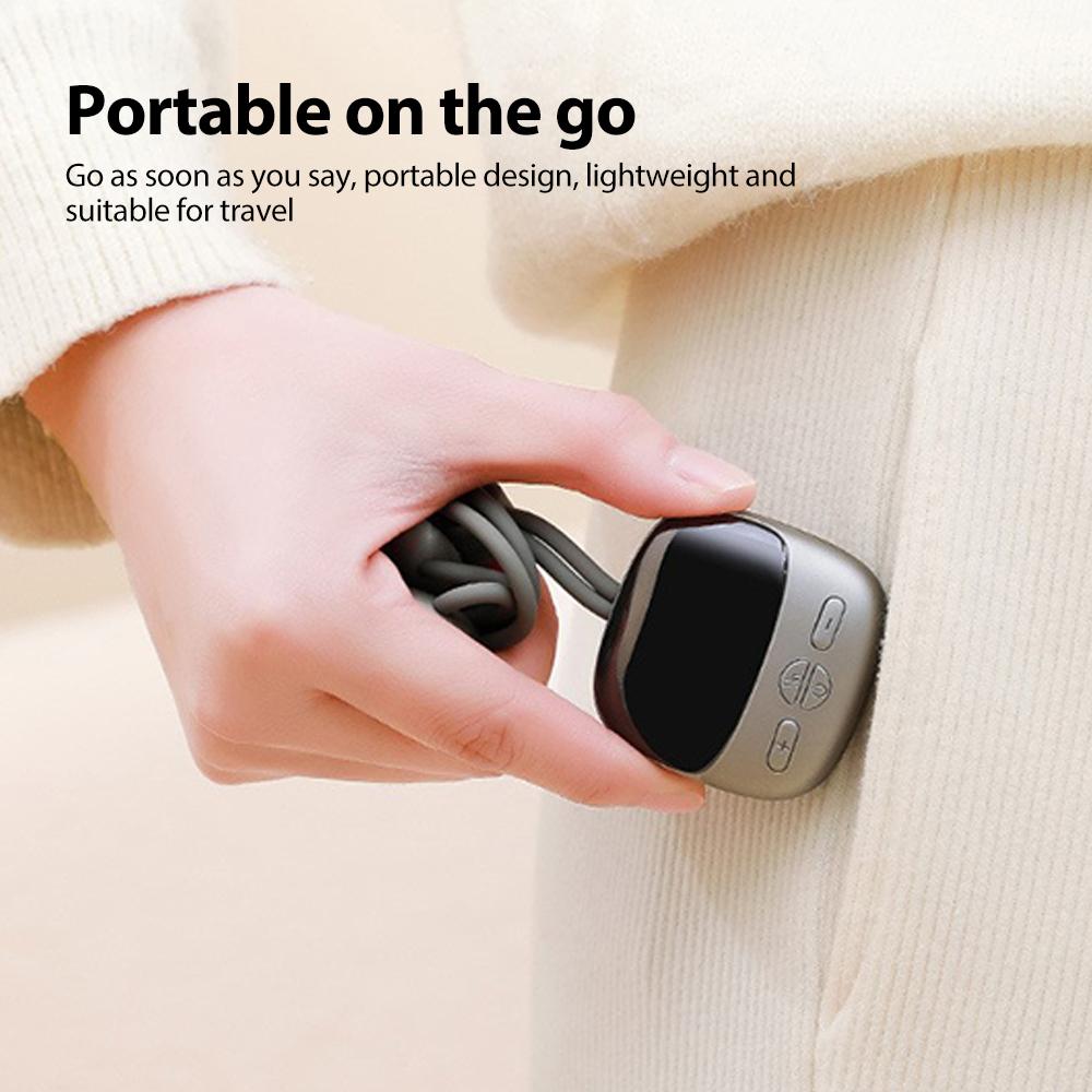 Smart Hanging Neck Massager EMS Muscle Massager Portable Hot Compress Neck and Cervical Spine Massager SPA Relaxation Treatment