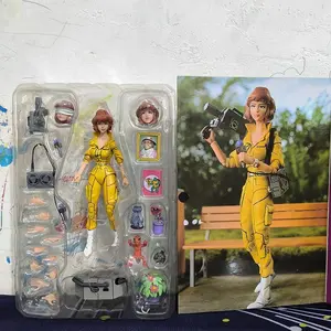 NECA Version 2.0 Joint Movable Yellow Clothes Female Reporter Action Figurine - About 18cm GK Statue Collection Model Toy, 2026 Hot Christmas Gift