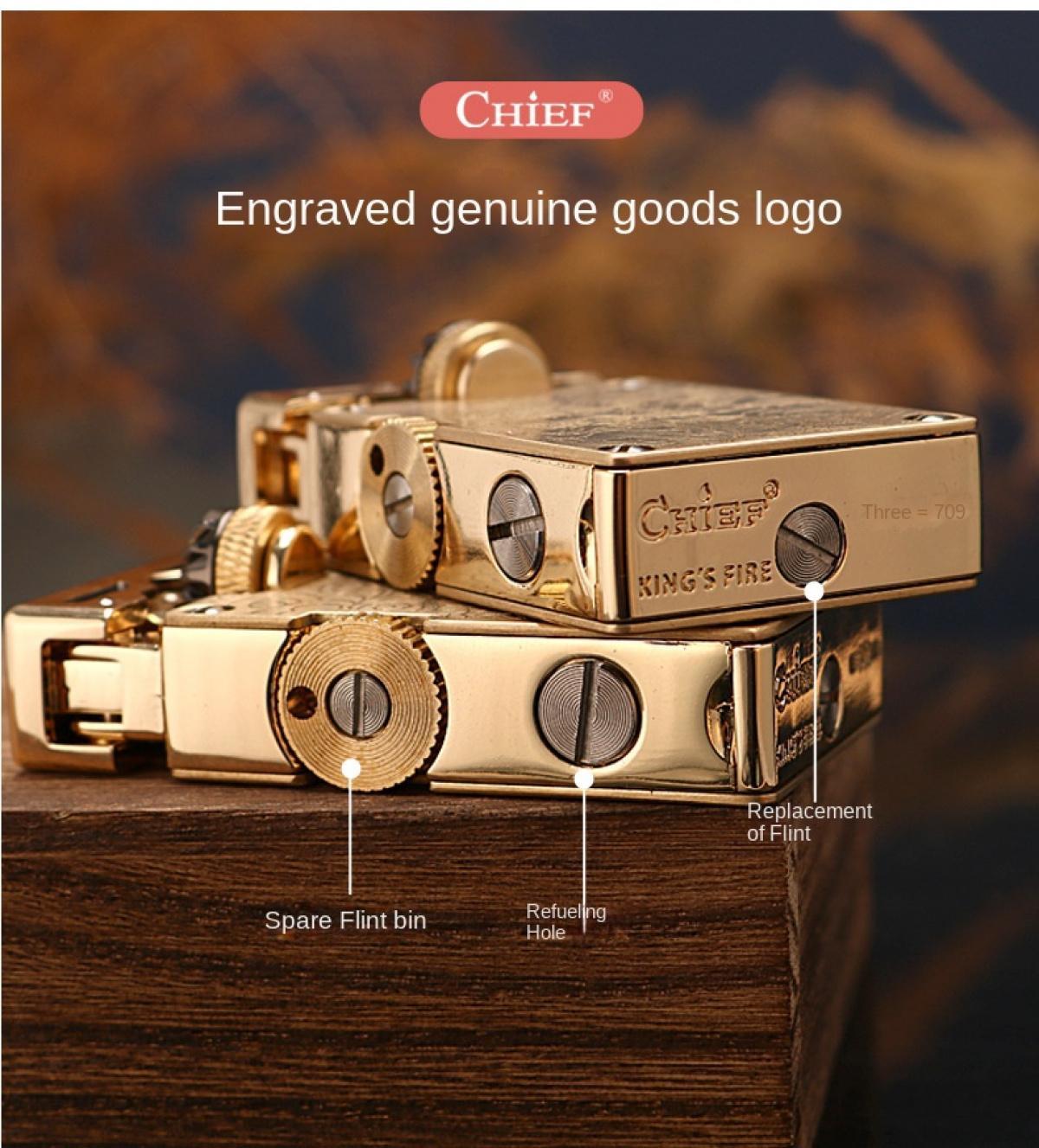 Cool Vintage Kerosene Lighter, Classic Metal Cigar Lighter, Unique Aesthetic Design Portable Fire Starter, Reliable Indoor & Outdoor Igniter For Camping, Festivals, Daily Use, Stylish Novelty Gadget Perfect For Birthday, Holiday & Anniversary Gifts, Durab