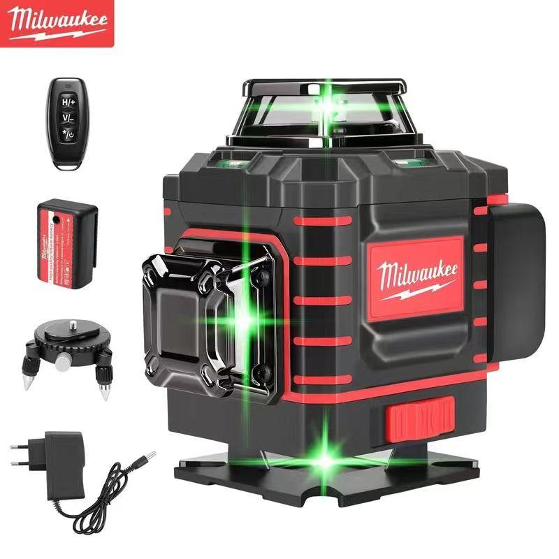 Milwaukee Degree Vertical Cross Laser Level 360 Green Beam  Horizontal And Rechargeable Battery Tools cycle groover