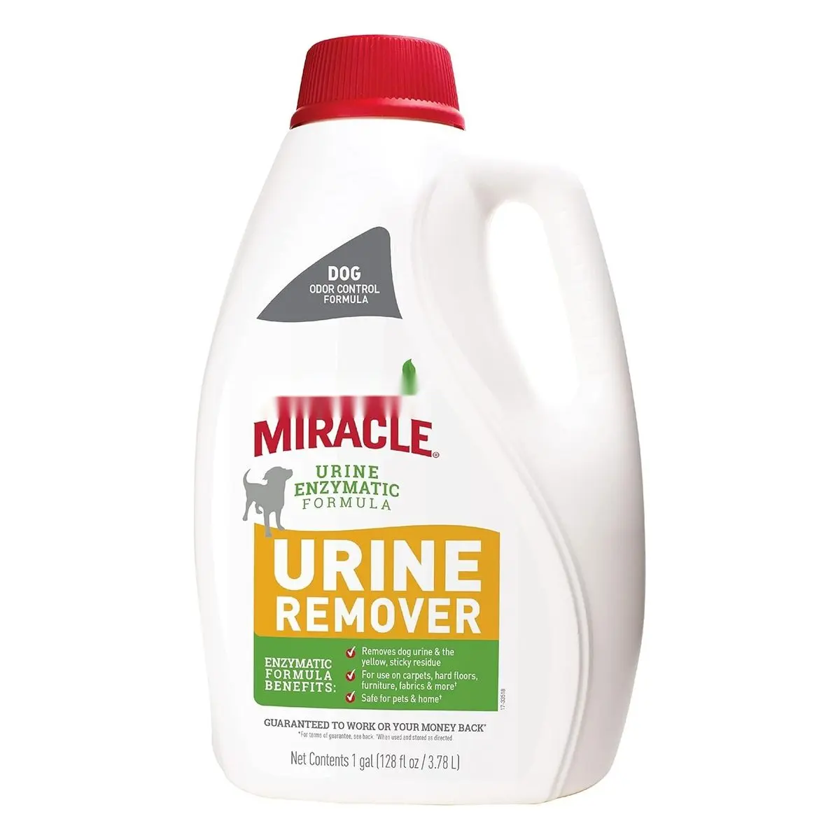 Dog Urine Remover, 128 OZ, Enzymatic Formula, Multicolor, 128 Fl OZ (Pack of 1)