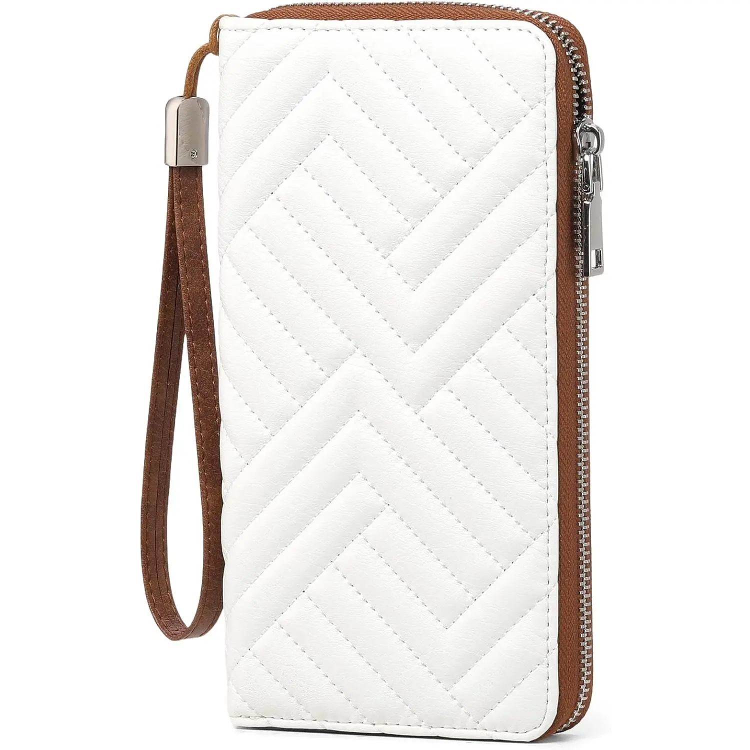 Womens Wallet RFID Blocking Leather Large Capacity Long Purse Card Clutch Wristlet