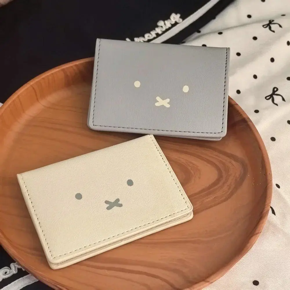Miffy Kawaii Card Bag ID Card Bank Card Storage Bag Multiple Card Slots Portable Zero Wallet Cute Gift Toy