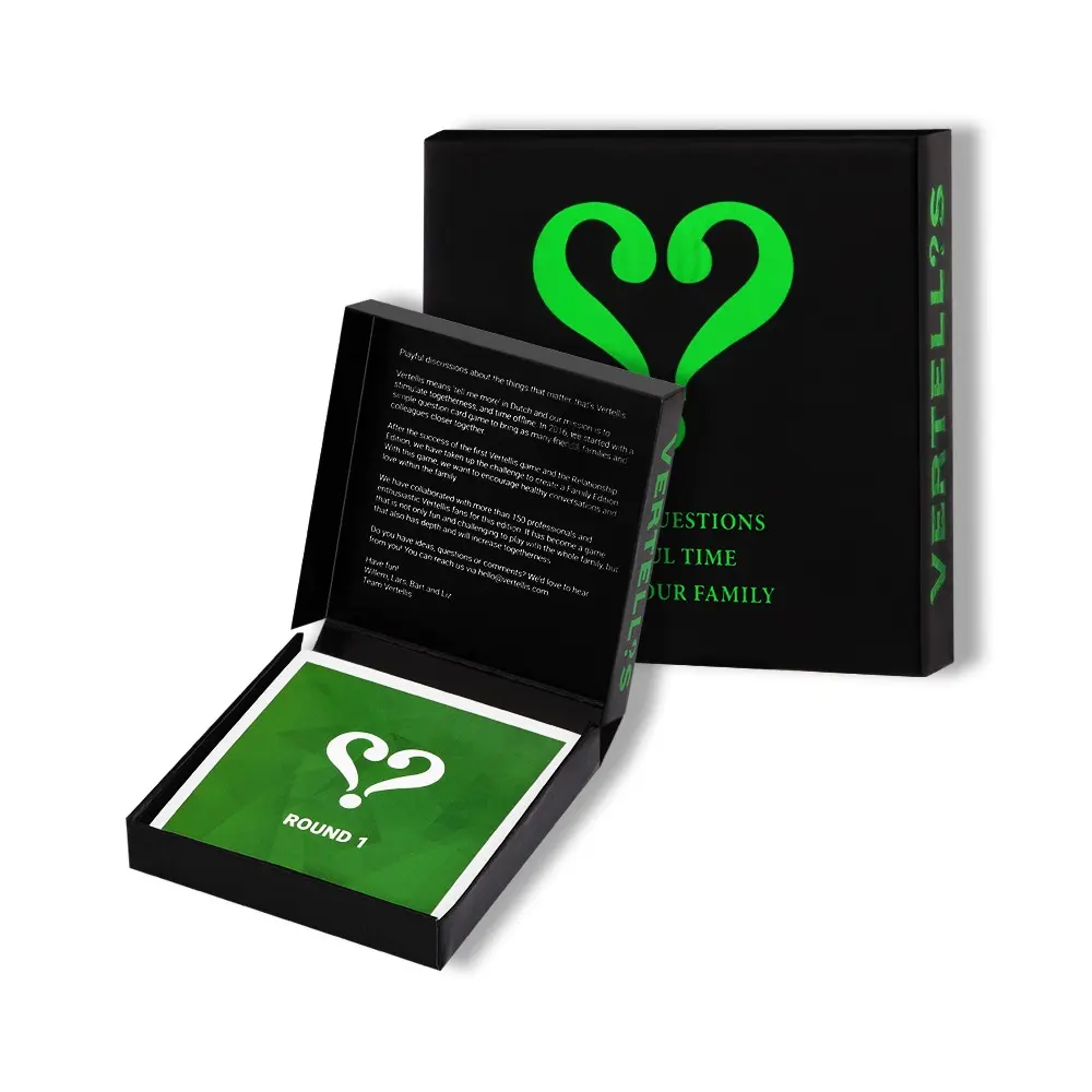 Vertellis Relationship Edition/Family Edition/ Classic Conversation Card Game Meaningful Question Cards for Friends, Family, Couples & Coworkers, Ideal Icebreaker Game for Parties, Travel & Family Night