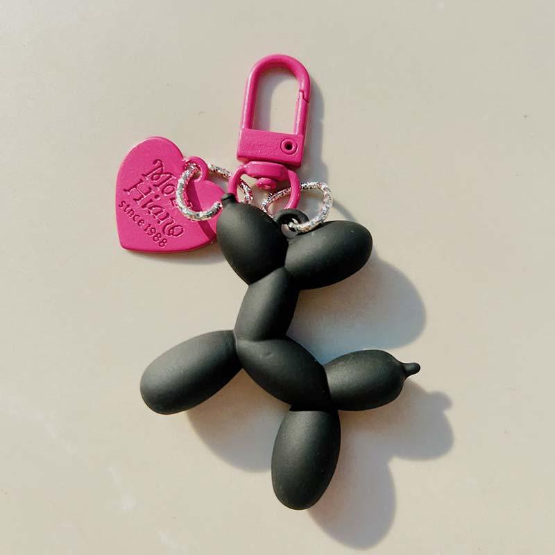 Jelly Cute Jelly Balloon Dog Keychain Pendant Cartoon Dog Chain Keychain - Lovely accessory jewelry gift for unisex keys