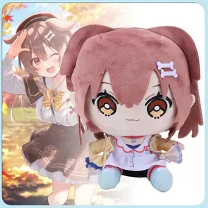 2026 hot item 18cm Inugami Korone Hololive Plush Toys Movie Stuffed Animals Soft Stuffed Inugami Korone Dolls Fans Birthday Gifts Kids Toys