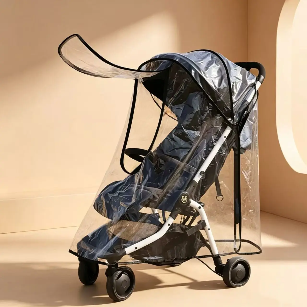Baby Stroller Rain Cover, Universal Windshield Protector, Warm Baby Stroller Coat, Infant Pushchair Raincoat Accessory, Stroller Accessories