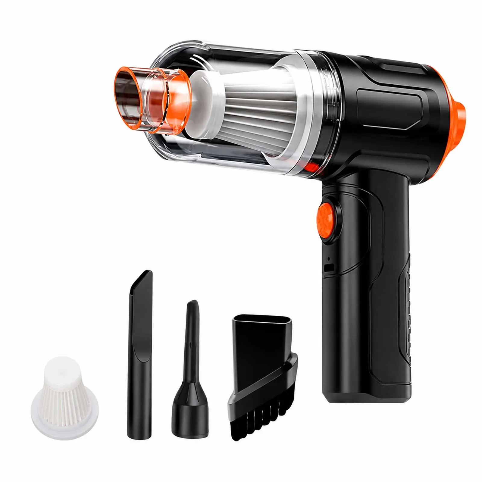 High-Power Cordless Handheld Vacuum Cleaner (Dual-Function Blow & Suction) – Suitable for Car and Home Use
