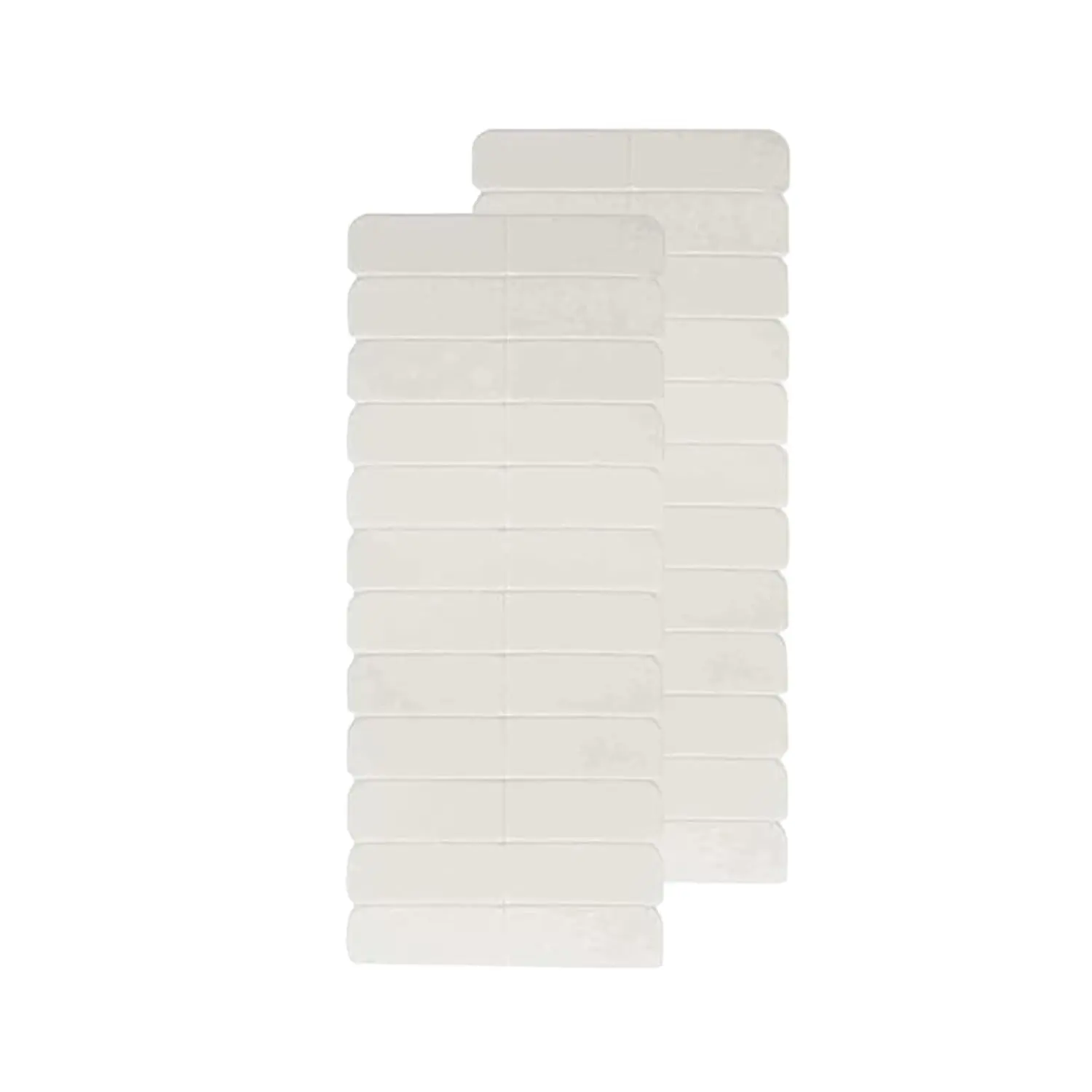 Double Sided  Tape, White, 0.8cm*4cm 24 count | Hair Extension  Tape, Double Sided  Adhesive Tape, Long Lasting for Gym, Swimming, Workout, Daily Use