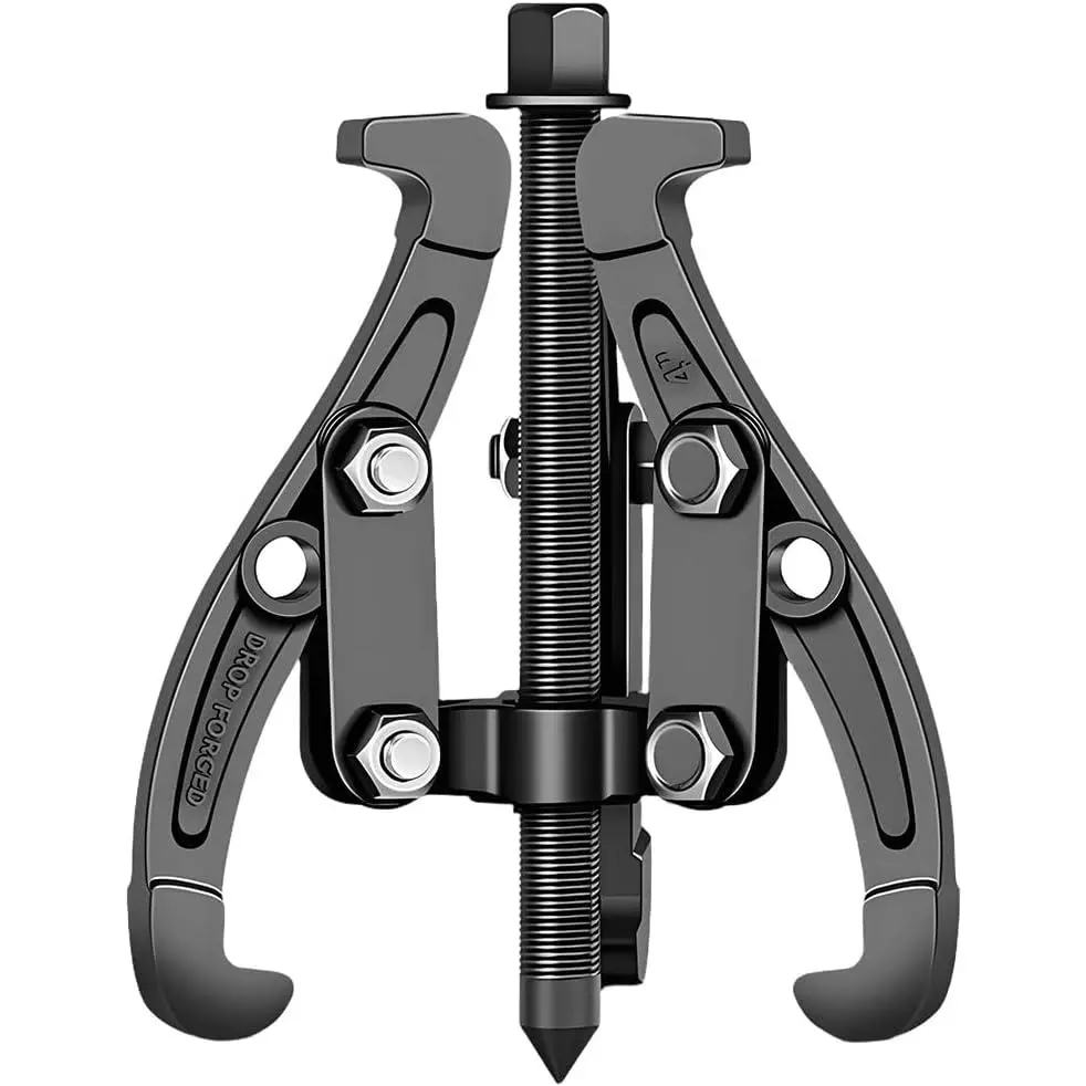 3 Jaw  Inner Bearing Puller, Automotive  Bearing Wheel Gear Puller with Reversible , Heavy   Gear Extractor Pulley Tool Accessories,  Fit (6Inch)