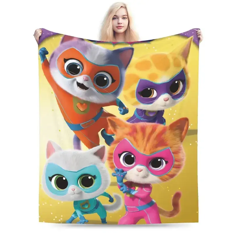 SuperKitties Blanket Super Soft Fleece Relax Present  Throw Blanket Rug Piece