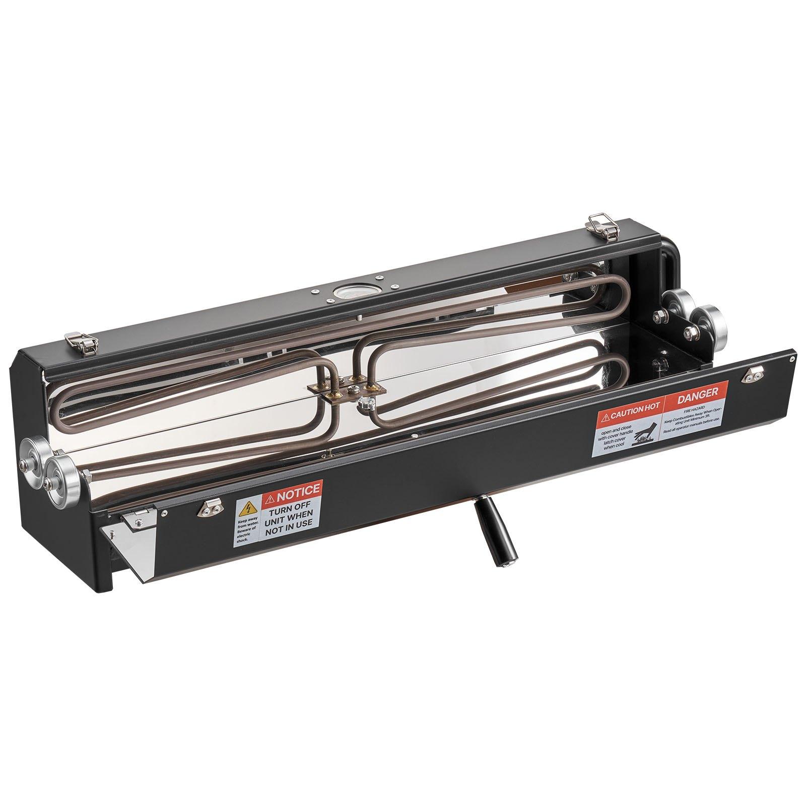 VEVOR Electric PVC Conduit Heater, 1/2" to 2", 1200W Rapid and Even Heating, PVC Bender Heater Pipe Bending Tool with Carrying Handle, Easy to Use, for Construction Crews, DIY Enthusiasts, Workshop