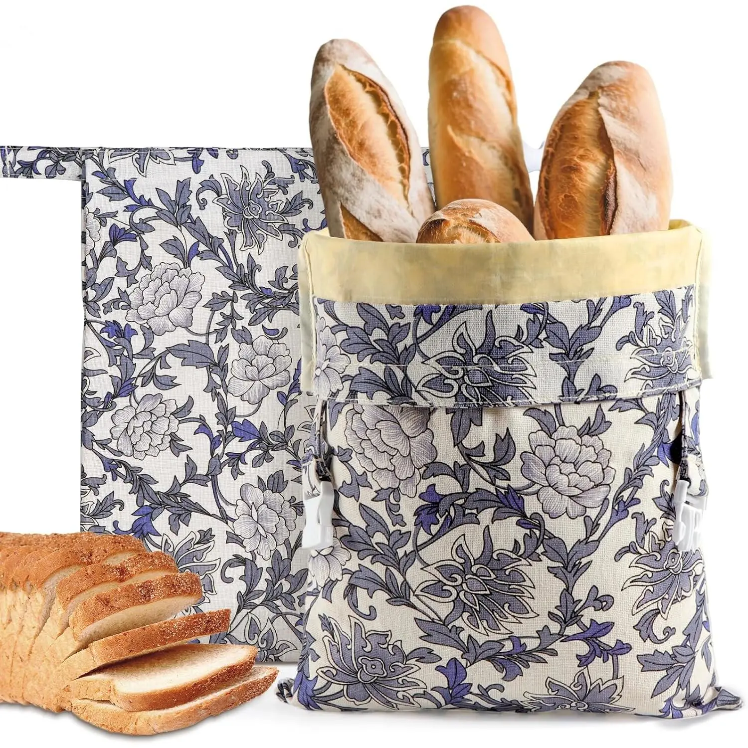 Bread Bags for Homemade Bread, 2 Pack XL  Beeswax Bag for Sourdough, Beeswax Bags, Sourdough Storage Bag