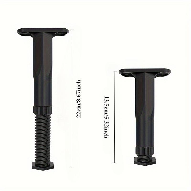 Heavy-Duty Adjustable Height Bed Frame Support Leg, Bed Frame Replacement Legs, Versatile Furniture Center Slats For Beds, Sofas, Dressers & More, Furniture Hardware