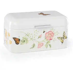 Butterfly Meadow Breadbox, 11.25" L x 6.5" W x 6.25" H