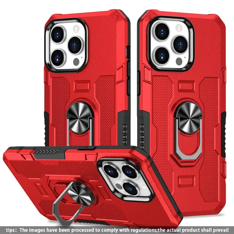 New Creative Ring Stand Anti-Drop Phone Case, Compatible with iPhone 16 Pro Max 15 14 13 12 11, Innovative Protective Cover