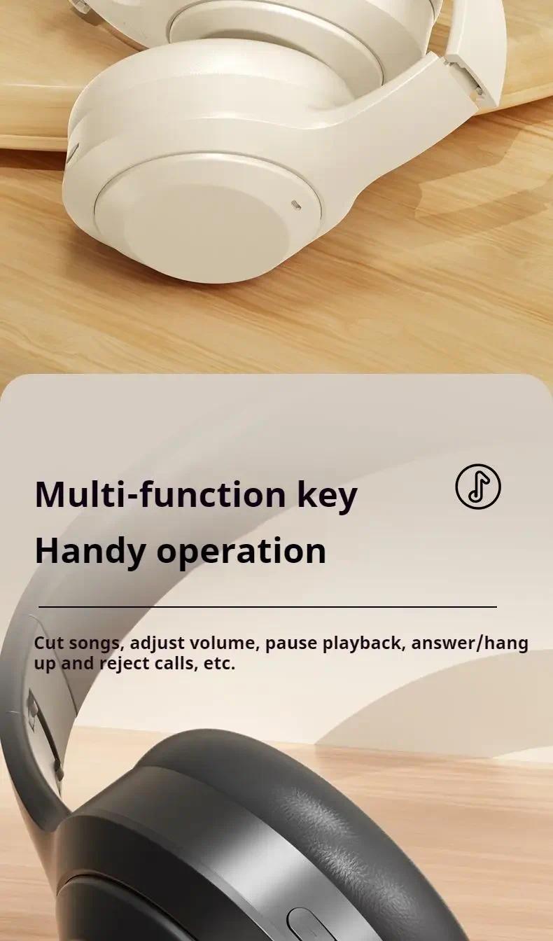 Over Ear HIFI Stereo M5 Headsets Wireless Bluetooth 5.3 Headphones Sports Gaming Earphones Support TF/AUX noise reduction cool tech gadgets