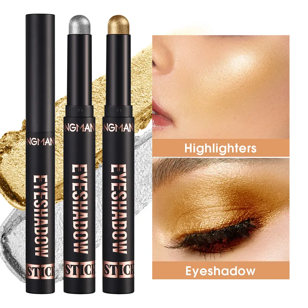 Eyeshadow stick waterproof and not easy to smudge eyeshadow discoloration Enhance eye makeup Glitter Eyeshadow Stick Eye Makeup Products