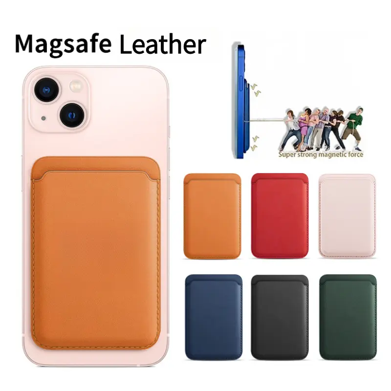 The Magsafe magnetic leather wallet cover is suitable for iPhone 17, 16, 15, 14, 13, 12 Pro Max, Samsung S26, S25, Ultra, and S24 Plus. This is a magnetic leather card holder. It is only compatible with products with magnetic function.