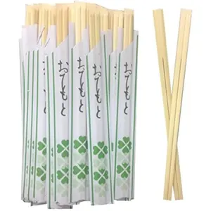 Solid No Splinter 40 Pairs Individually Wrapped Disposable Wooden Chopsticks Perfect for Sushi and Asian Dishes
