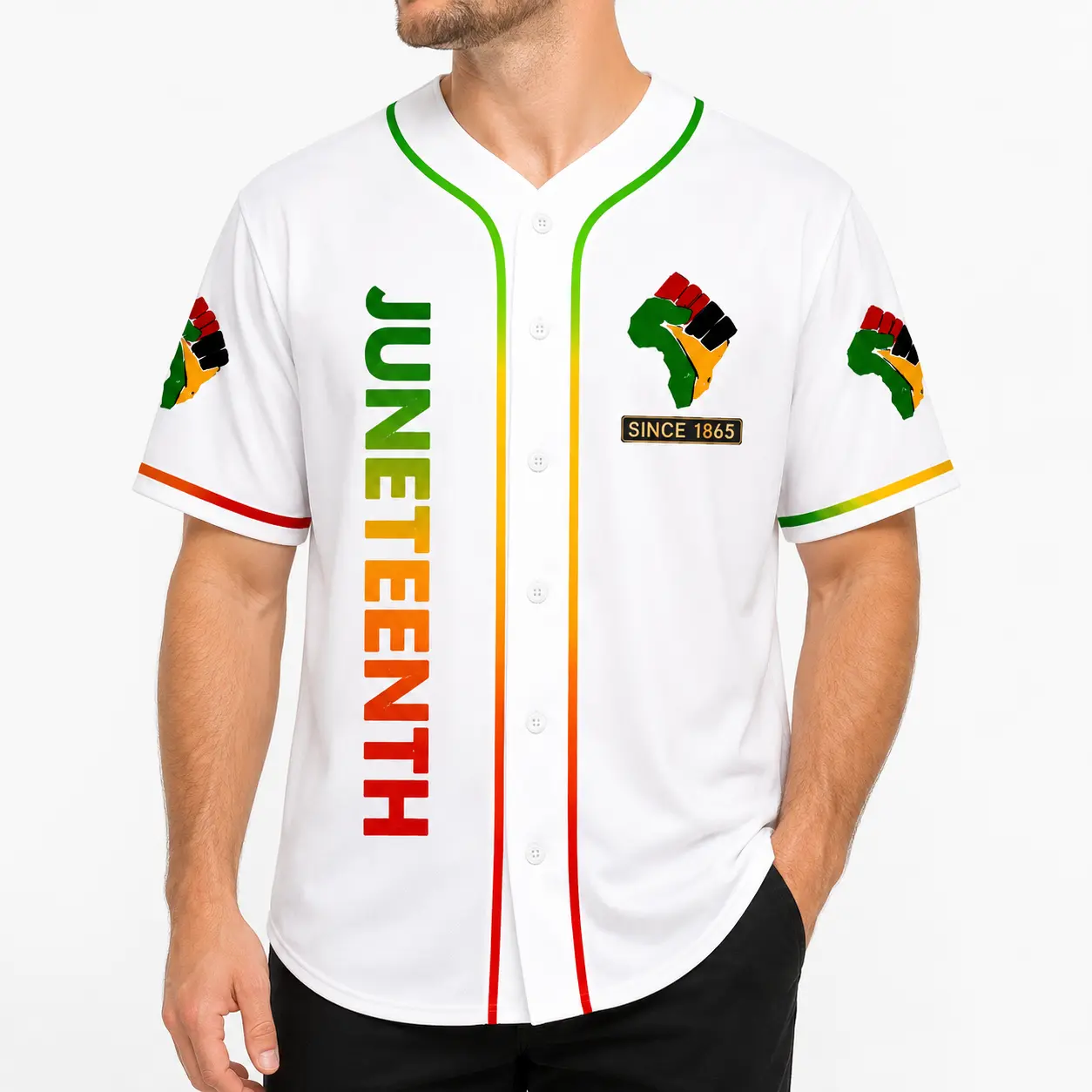 Juneteenth Baseball Jersey Men Women Black, Be Kind Graphic Button Down Shirt, Since 1865 Freedom Day Short Sleeve V Neck Summer Party Outfit,Size S-5XL,clothes,outfits,men's wear,men fashion,summer men clothes,fashion men clothes