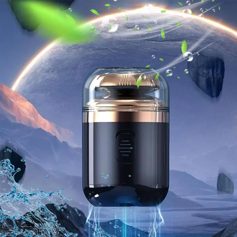 Modern design portable household electric shaver compact travel electric shaver, Cordless rechargeable shaver, suitable for holiday gift giving