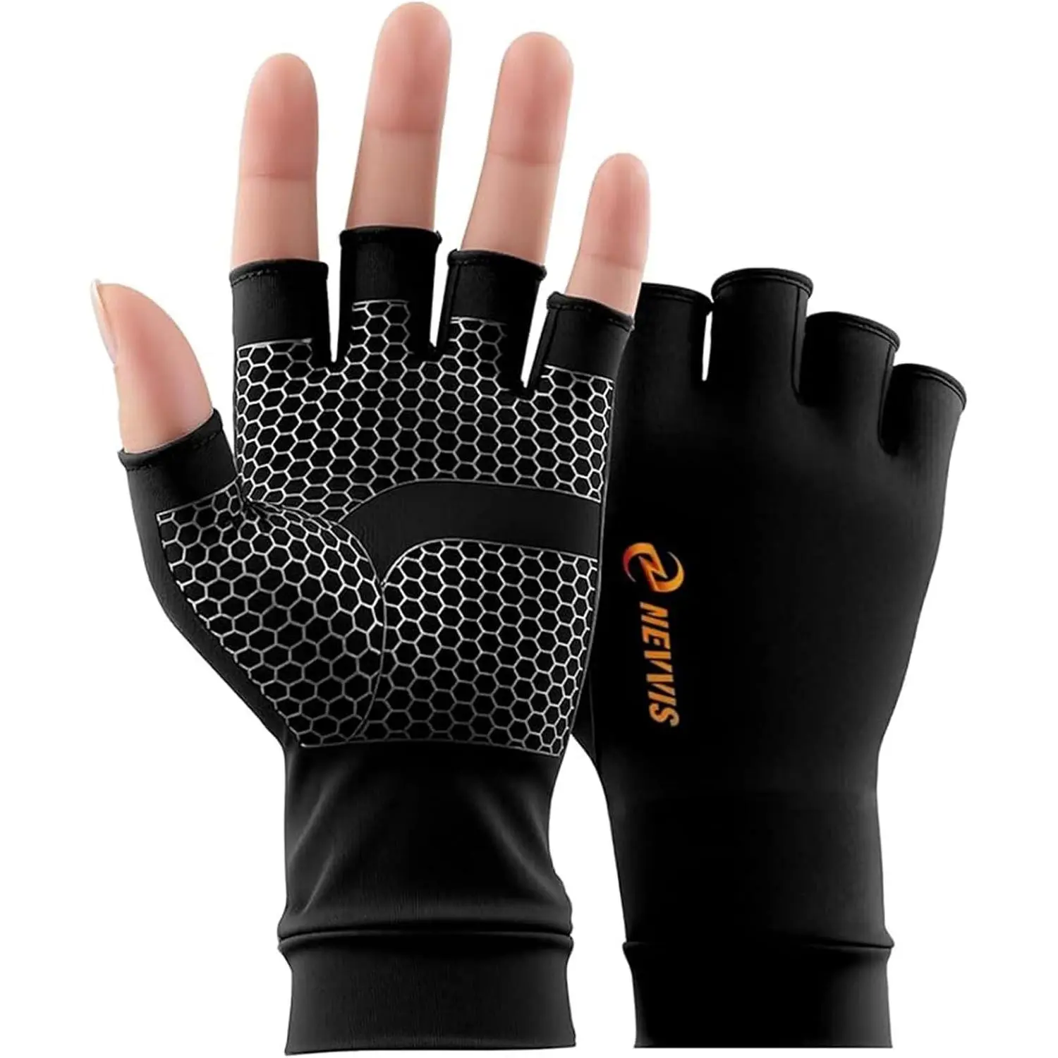 Compression Gloves for Women Men, Arthritis Gloves for Pain Relief from Carpal Tunnel, Swelling Edema, Tendonitis, 1 Pair