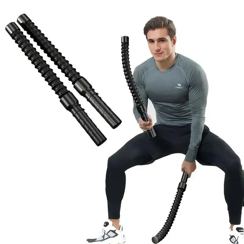 2-In-1 Wireless Battle Rope System, Portable Strength & Cardio Trainer, Muscle Building for Athletes, Boxers, Home Gyms, Fitness Equipment