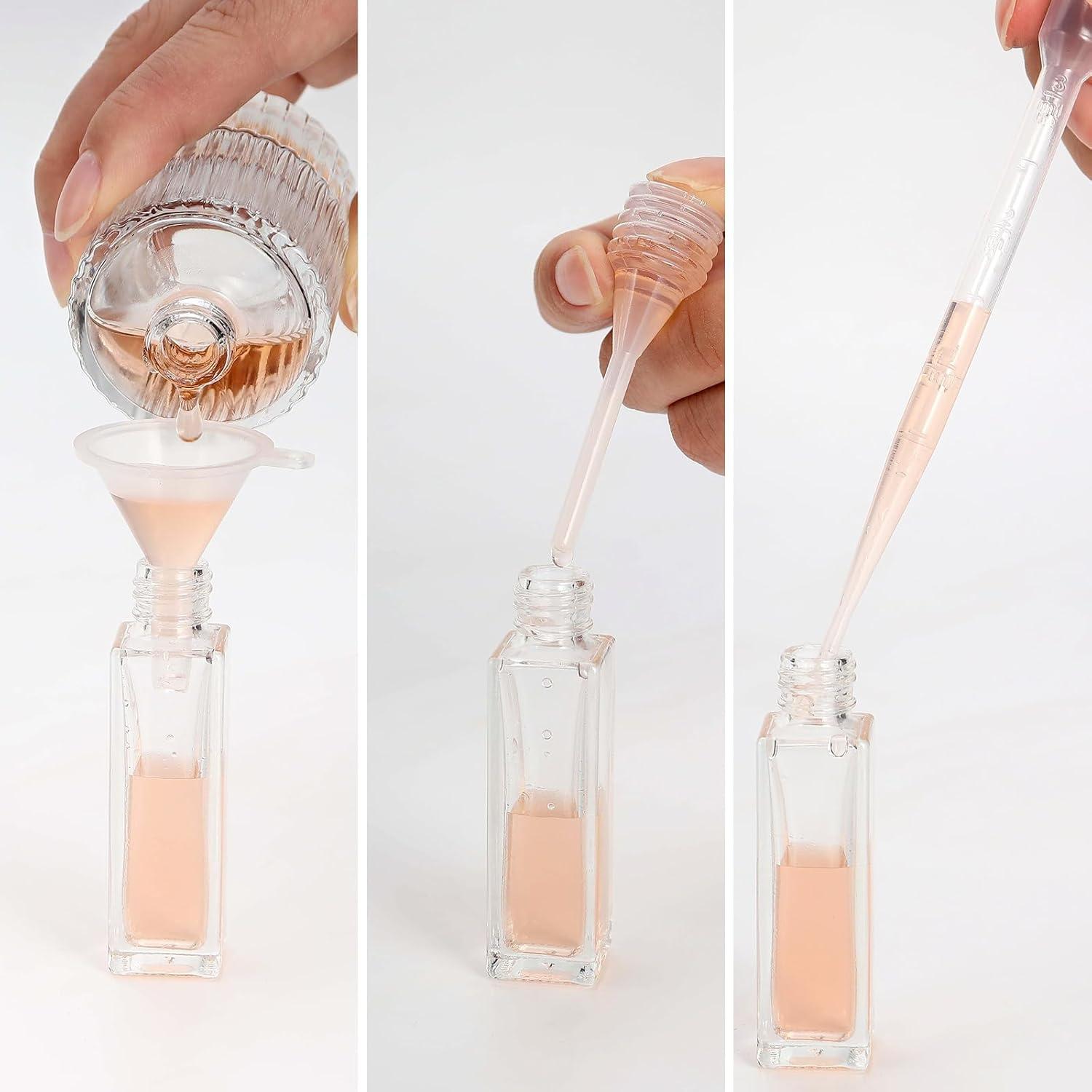 10-Piece Perfume Refill Tool Kit, Plastic Perfume Dispenser & Transfer Tools, Travel Refill Set for Liquid Cologne, Fragrance Samples & Essential Oils