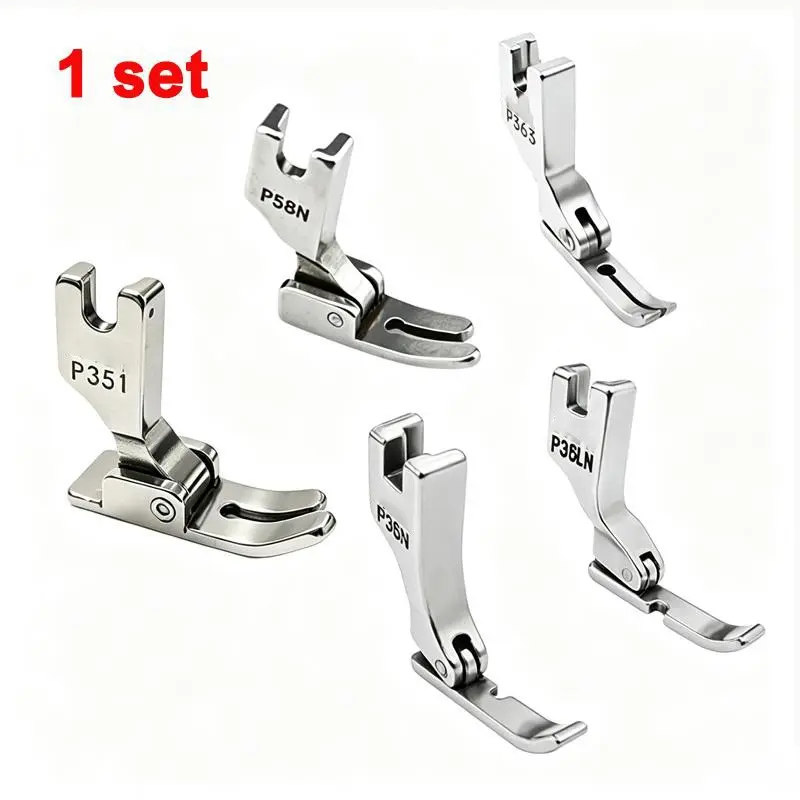 Industrial Sewing Machine Accessories, Universal Iron Presser Foot, P351 P127 P58n P36ln P36n, Full Steel Flat Presser Foot