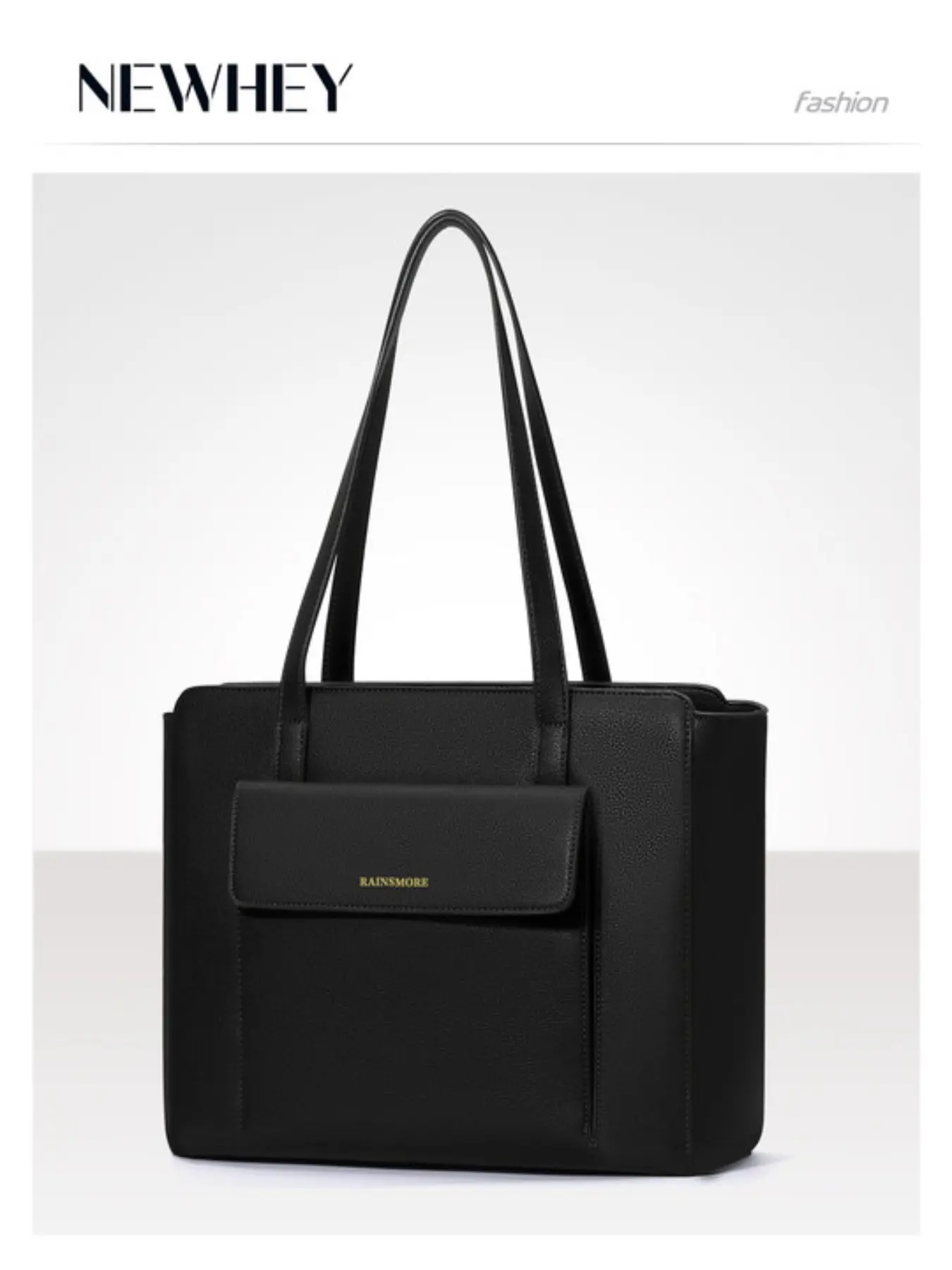 Stylish Waterproof Tote Bag for Women, Large Capacity Vegan Leather Satchel, Elegant Commuter Handbag for Casual, Business & Travel Shoulder Bags