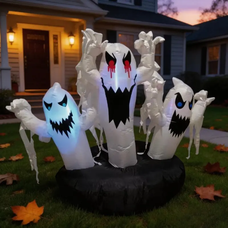 Waterproof Ghost Inflatable, Viral Halloween Outdoor Decor (Home & Festive Party Supplies)