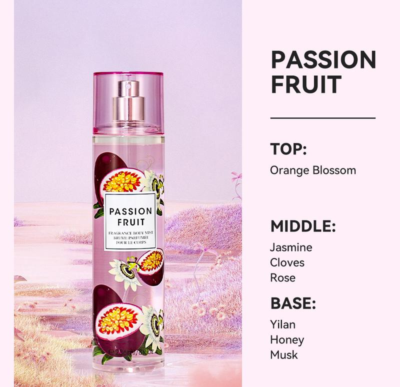 8 Fl Oz Hair & Body Fragrance Mist for Women - Long-Lasting Perfume, Perfect for Dating, Parties and Gift Giving Floral Amber