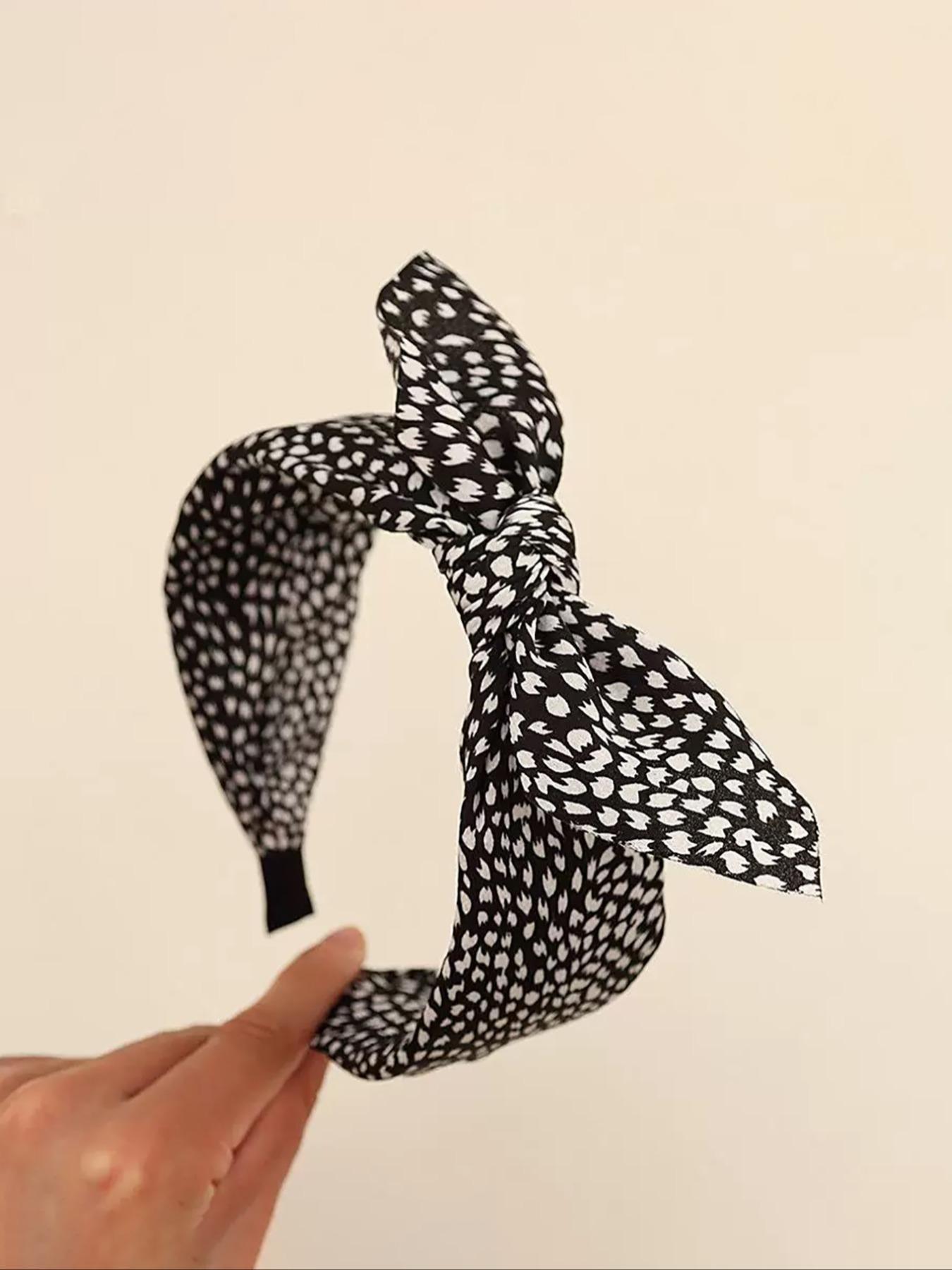 Leopard Pattern Hair Hoop, Elegant Hair Accessories for Women & Girls, Minimalist Headwear Suitable for Thick Hair, Zigzag Headband, Headbands Women