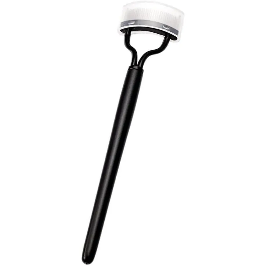 Dual-Purpose Eyelash Comb and Separator Brush Tool with Metal Precision Pins - Foldable Mascara Applicator for Defined, Clump-Free Lashes, Eyelashes, Stainless Steel, Defined, Separated Lashes, Ergonomic Handle
