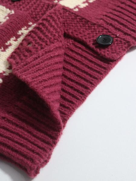 Women's Striped Colorblock Knit Cardigan Sweater, Button Front Ribbed Design, Casual Daily Wear, Long Sleeve Drop Shoulder Style, Knitwear Women's Striped Colorblock Knit Cardigan Sweater, Button Front Ribbed Design, Casual Daily Wear, Long Sleeve Drop Shoulder Style, Knitwear