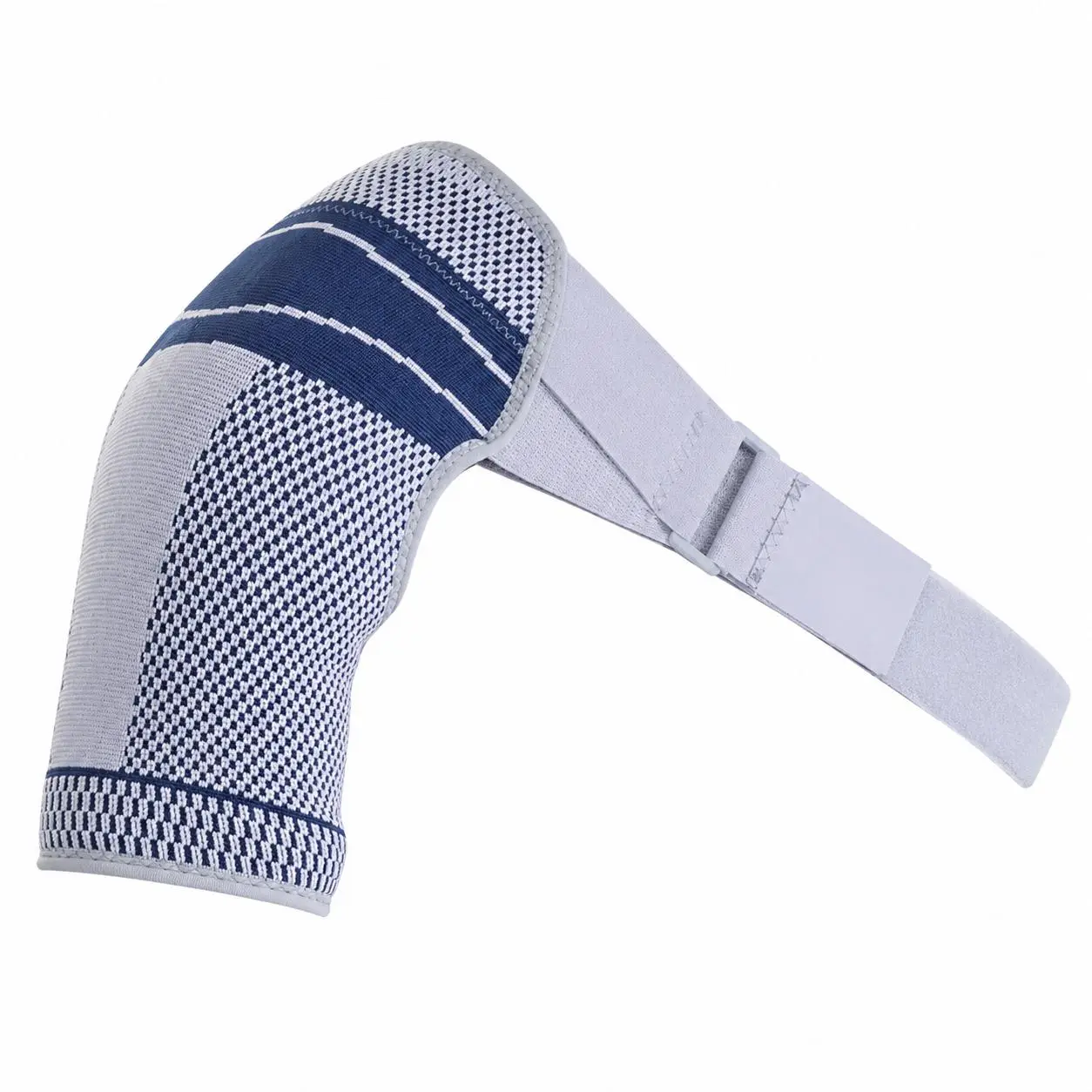 Unisex Adjustable Shoulder Brace for Rotator Cuff Support and Injury Recovery — Breathable Neoprene Compression Wrap with Dual-Strap System, Removable Ice Pack Pocket, Moisture-Wicking Fabric, Ergonomic Padding, and Hook-and-Loop Closure for Customized Fi