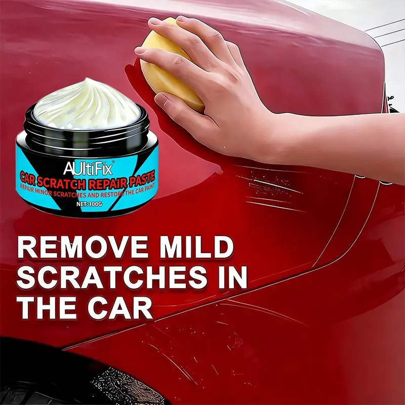 100g Vehicle Paint Scratch Remover Cream, Car Scratch Repair Paste, Rapidly Fix Minor Scratches, Polish & Brighten Car Paint Surface