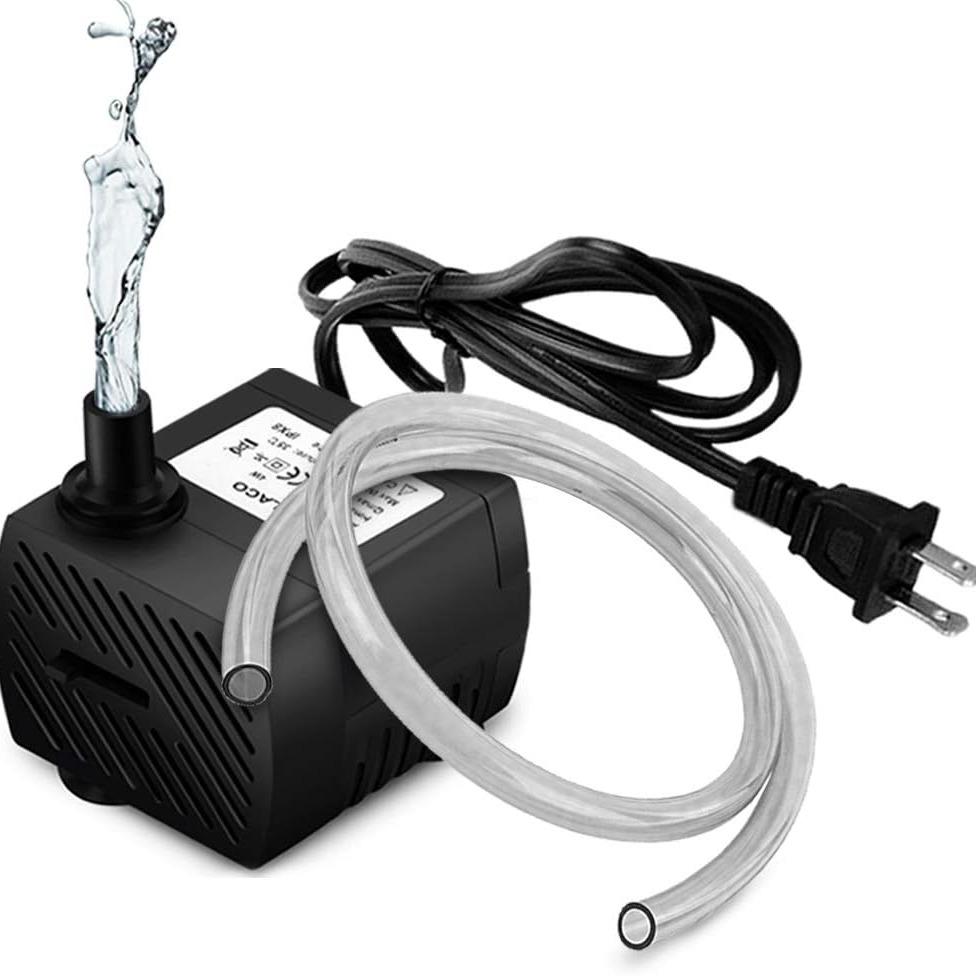 95GPH 5W Mini Submersible Water Pump for Aquarium Fish Tank, Pond, Fountain, Hydroponics