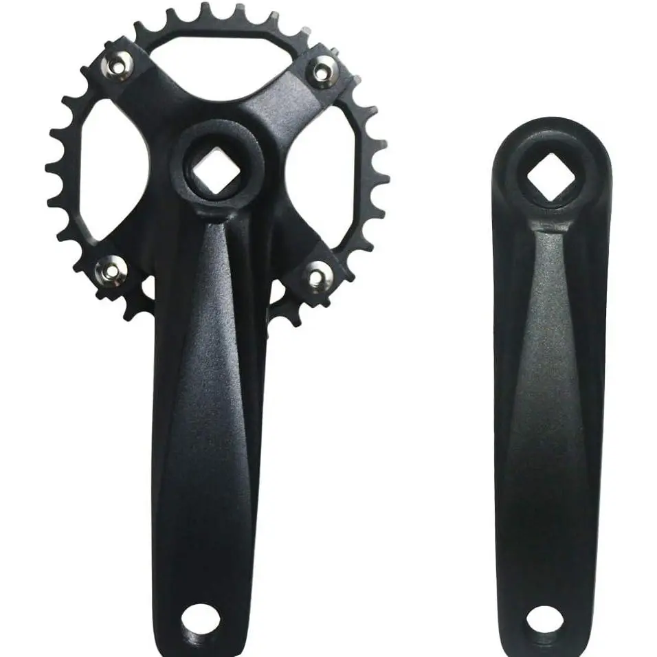 MTB Crank Arm Set 104 BCD Square Taper Mountain  Crankset 152mm 165mm 170mm