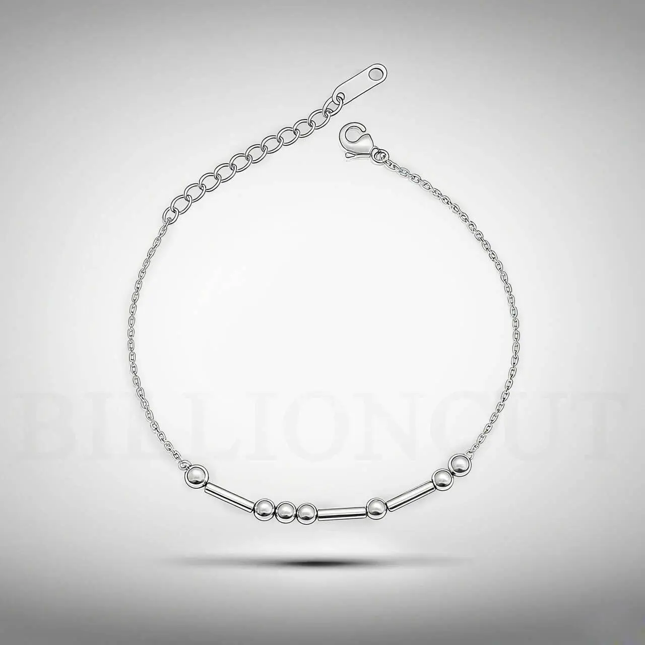 316L Stainless Steel Personalized Bracelet A-Z Alphabet Morse Code Custom Design Hypoallergenic & Tarnish Resistant Mystery Gift