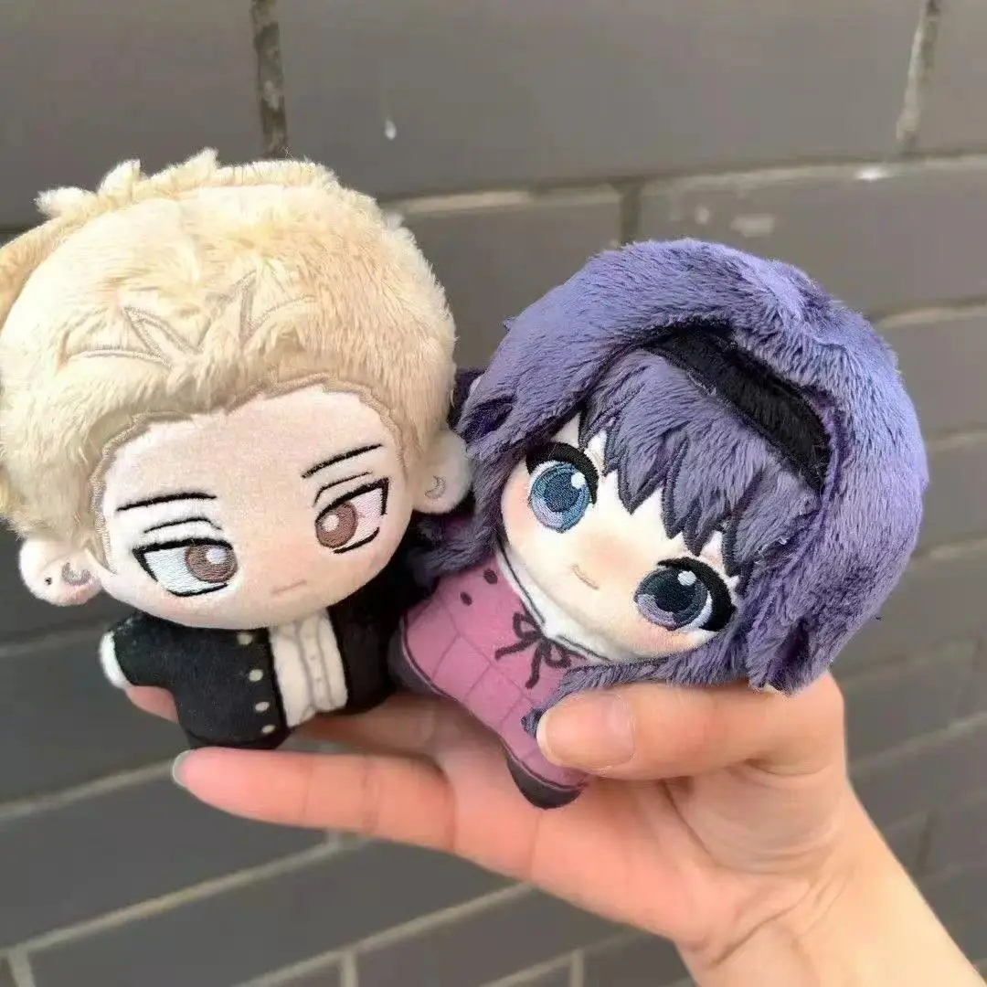 10cm Plush Doll The Fragrant Flower Blooms with Dignity Waguri Kaoruko Tsumugi Rintaro Pendant Keychain Plushie Ornament Toys