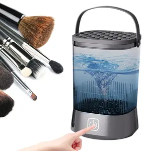 Electric Makeup Brush Cleaner, Automatic Hair Dryer, 10000 Rpm USB Charging, Portable Deep Clean Tool, Quick Cleanup for All Sizes